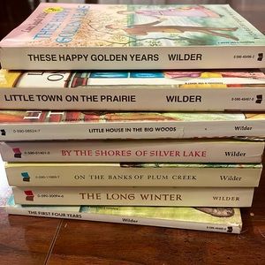Vintage Little House On The Prairie Paperback Books 7 total